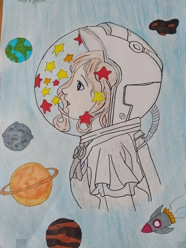 "Тайна далеких галактик: Космический пейзаж"     🚀Космос всегда манил человечество своей загадочност