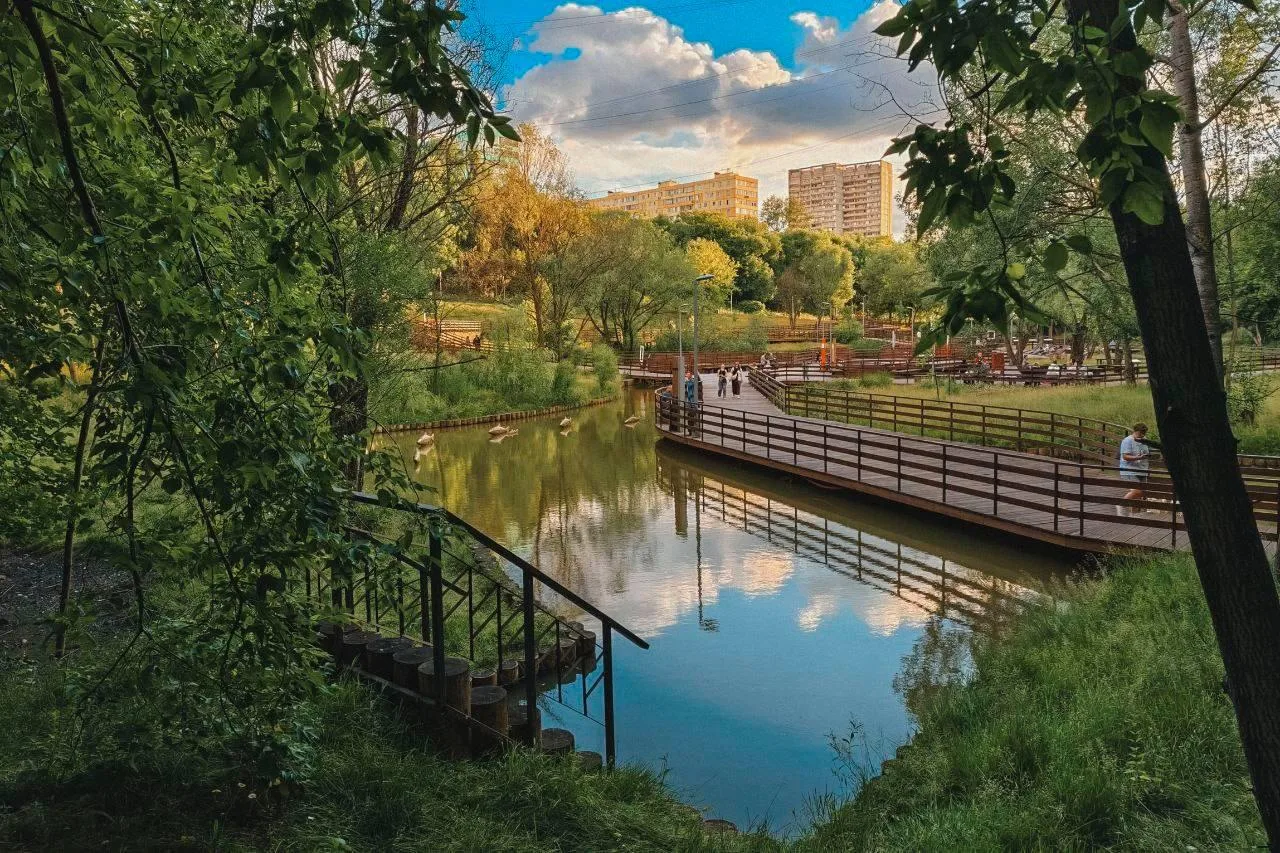 🚶 Прогулка по парку Варшавские пруды 😍