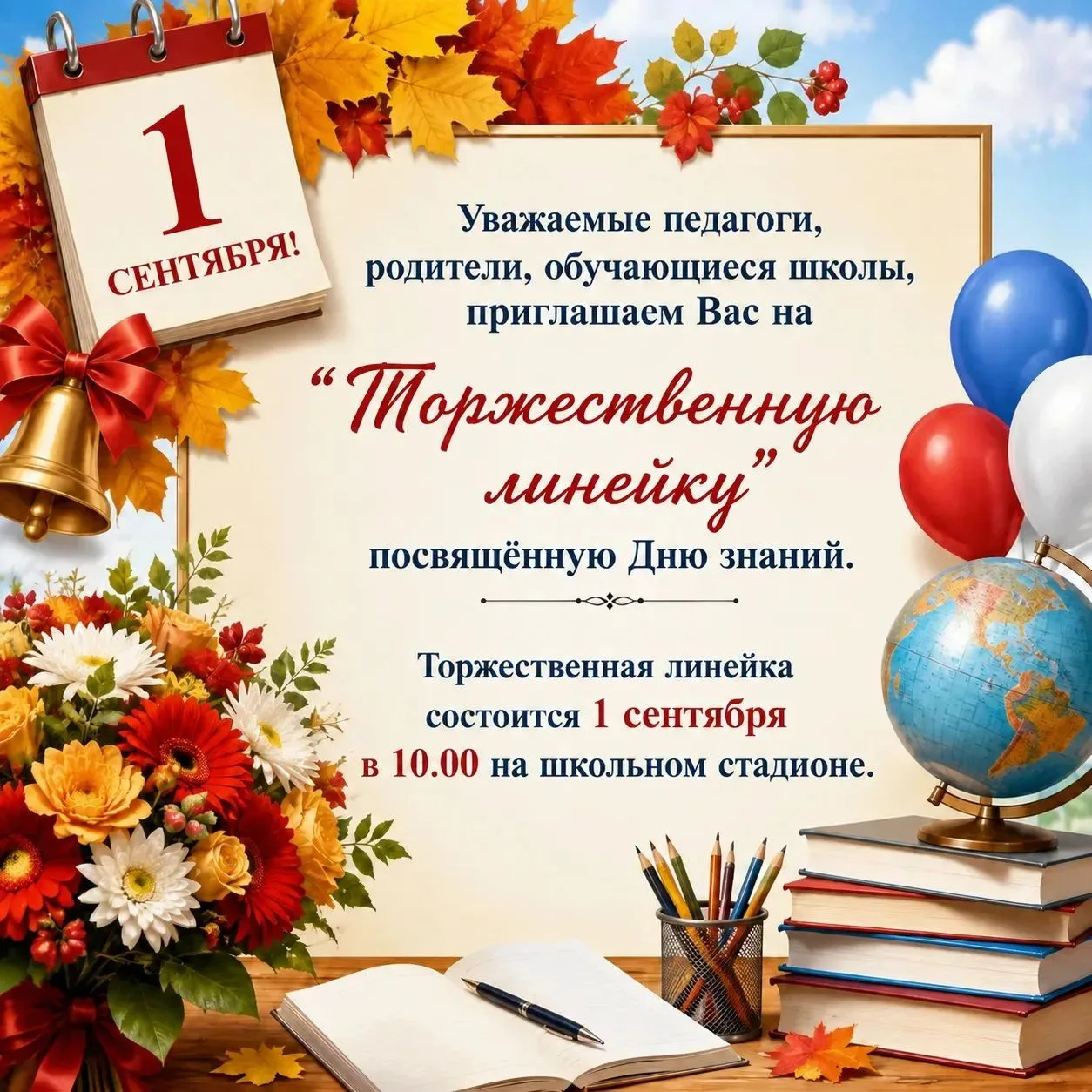 Дорогие ребята, родители.