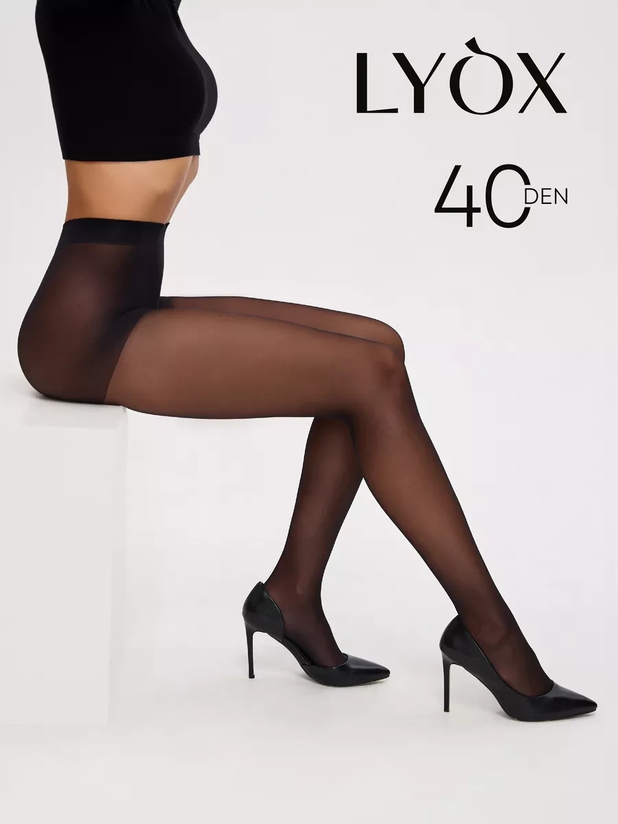 ⚡️ Колготки капроновые с шортиками 40 ден, LYOX