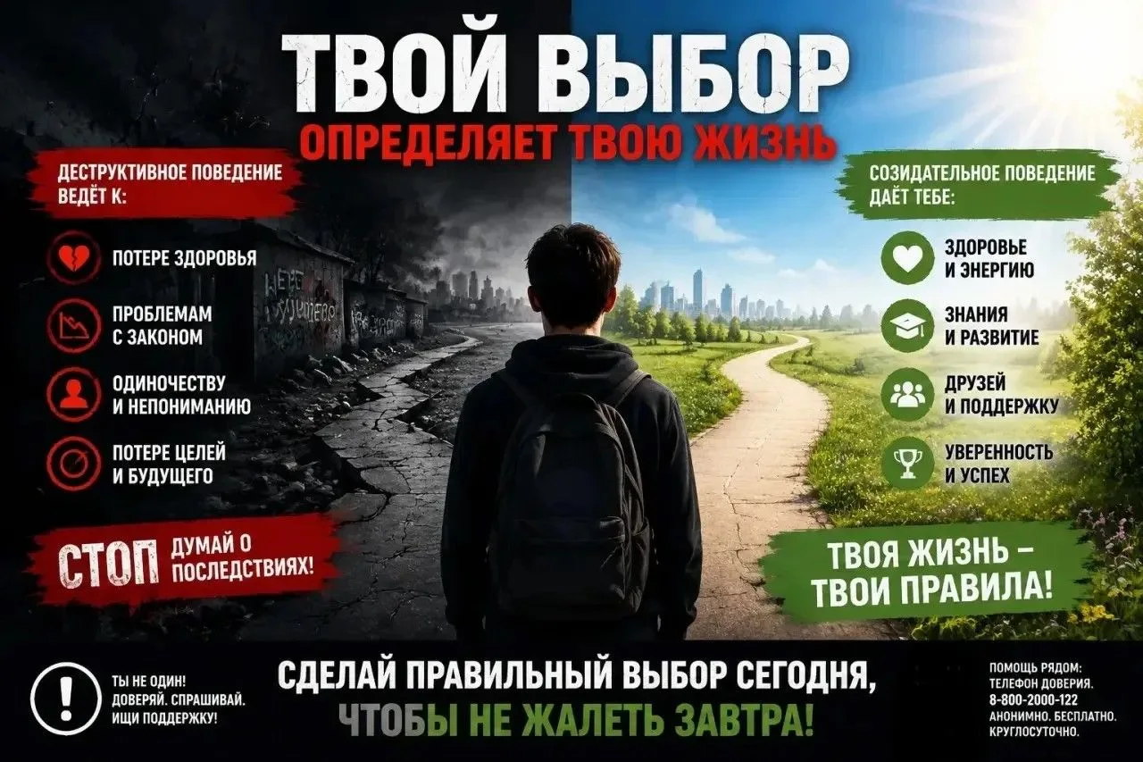 🌟 «Твой выбор определяет твою жизнь»: говорим о самом важном 🌟Каждый день мы делаем десятки выборо