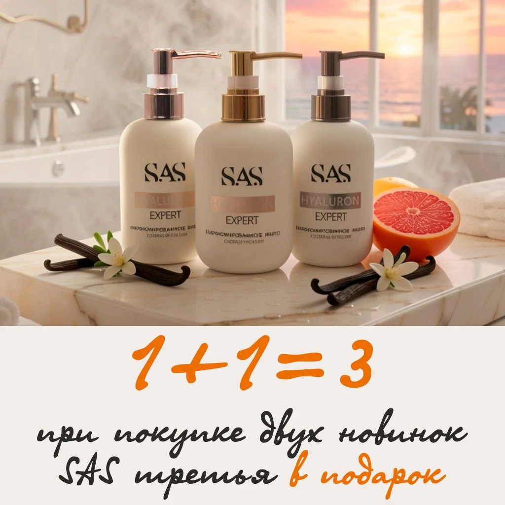🎁При покупке двух новинок SAS - третья в ПОДАРОК!
