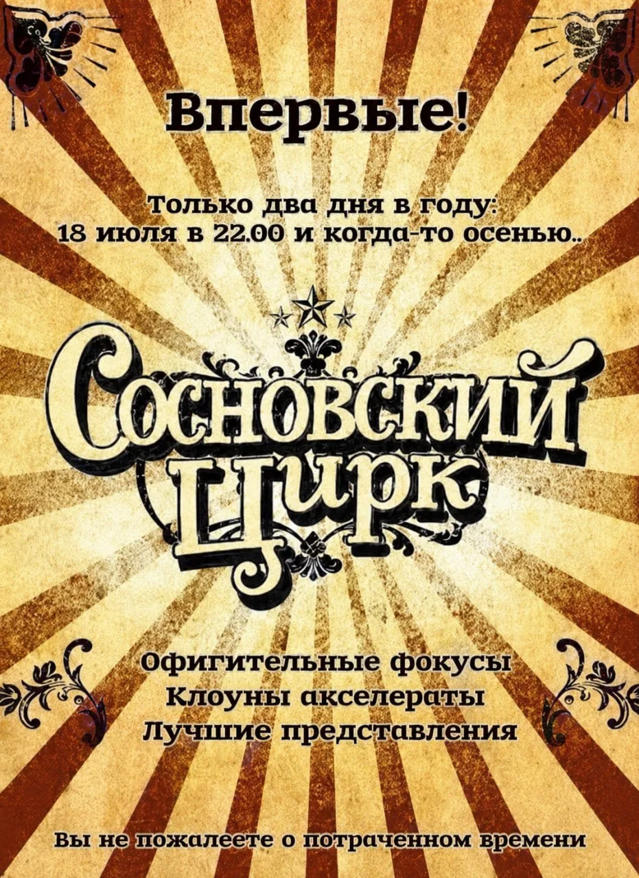 В Сосновке, на пути в Зелик планируют установить цирк-шапито. Ради этого спилят 136 деревьев, но вза
