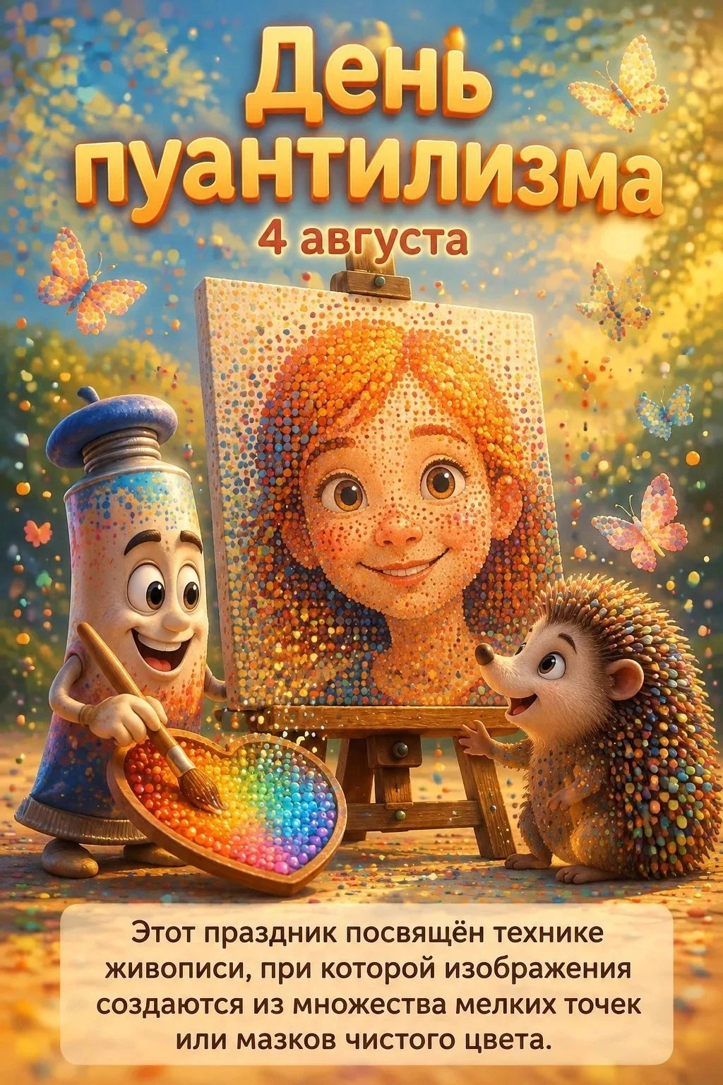 ❗А вы знали, что сегодня День пуантилизма?