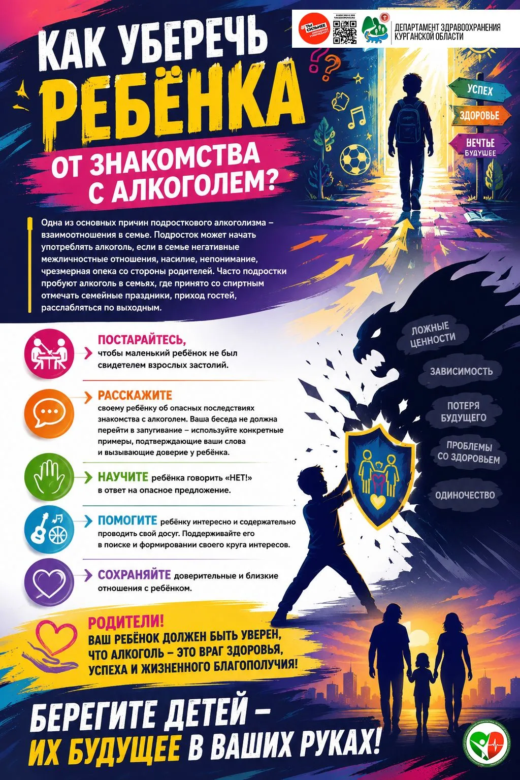 Как уберечь ребёнка от знакомства с алкоголем?