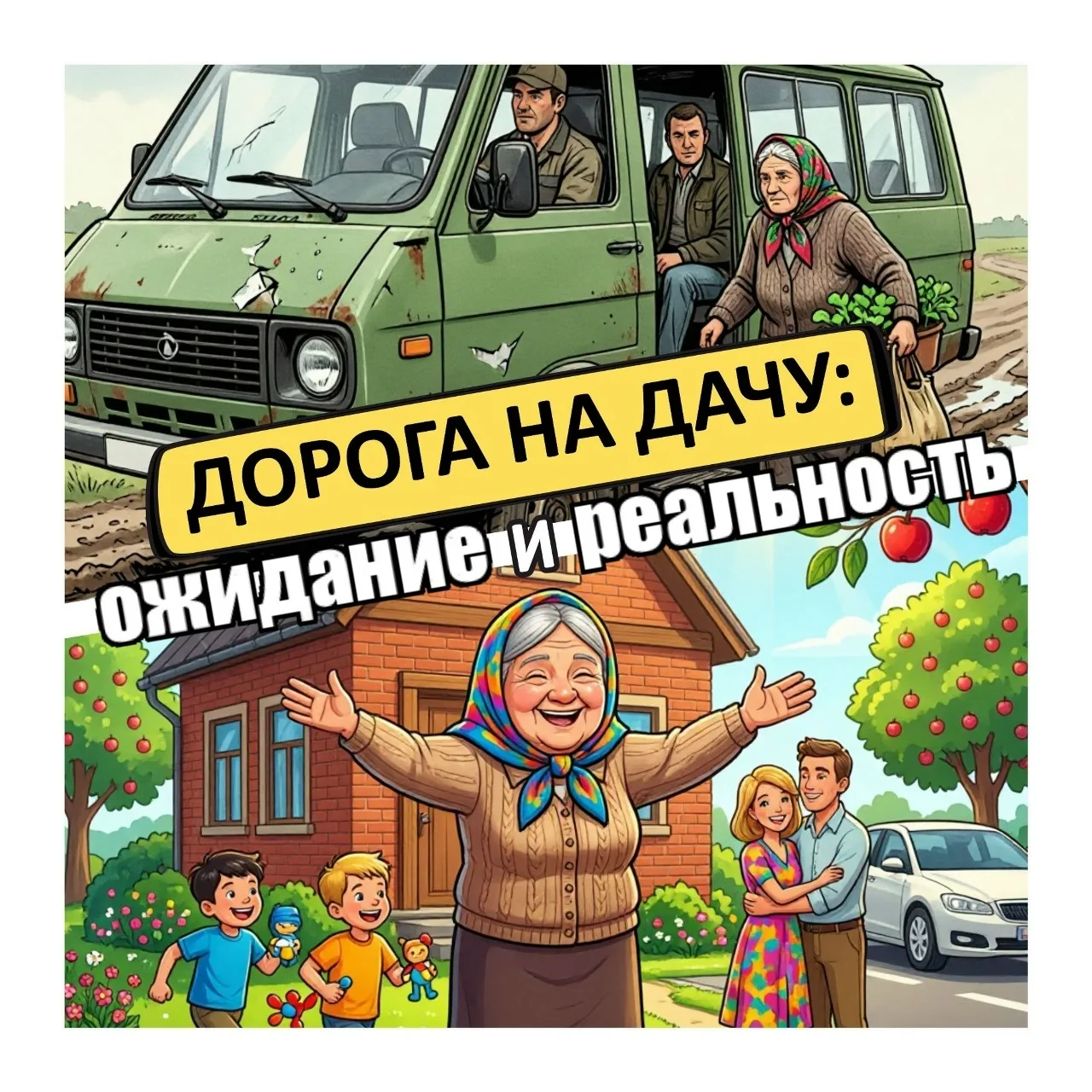 На дачу – с комфортом! 👍