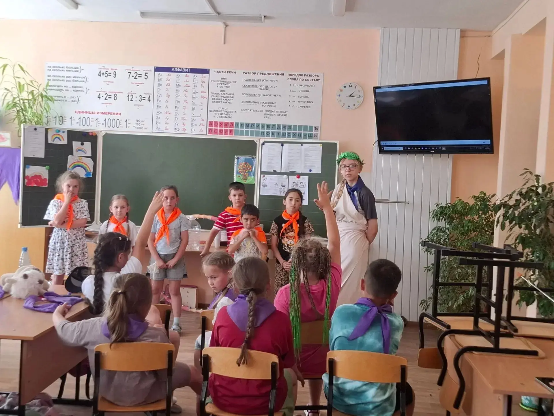 13  день лагеря «Солнышко». День Олимпийских игр!

⚡️ В субботу мы превратили наш лагерь в олимпийск