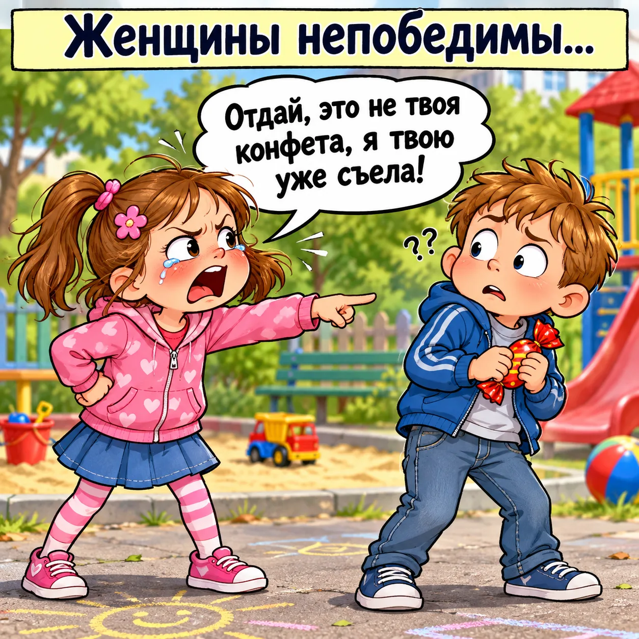 Женщины непобедимы...