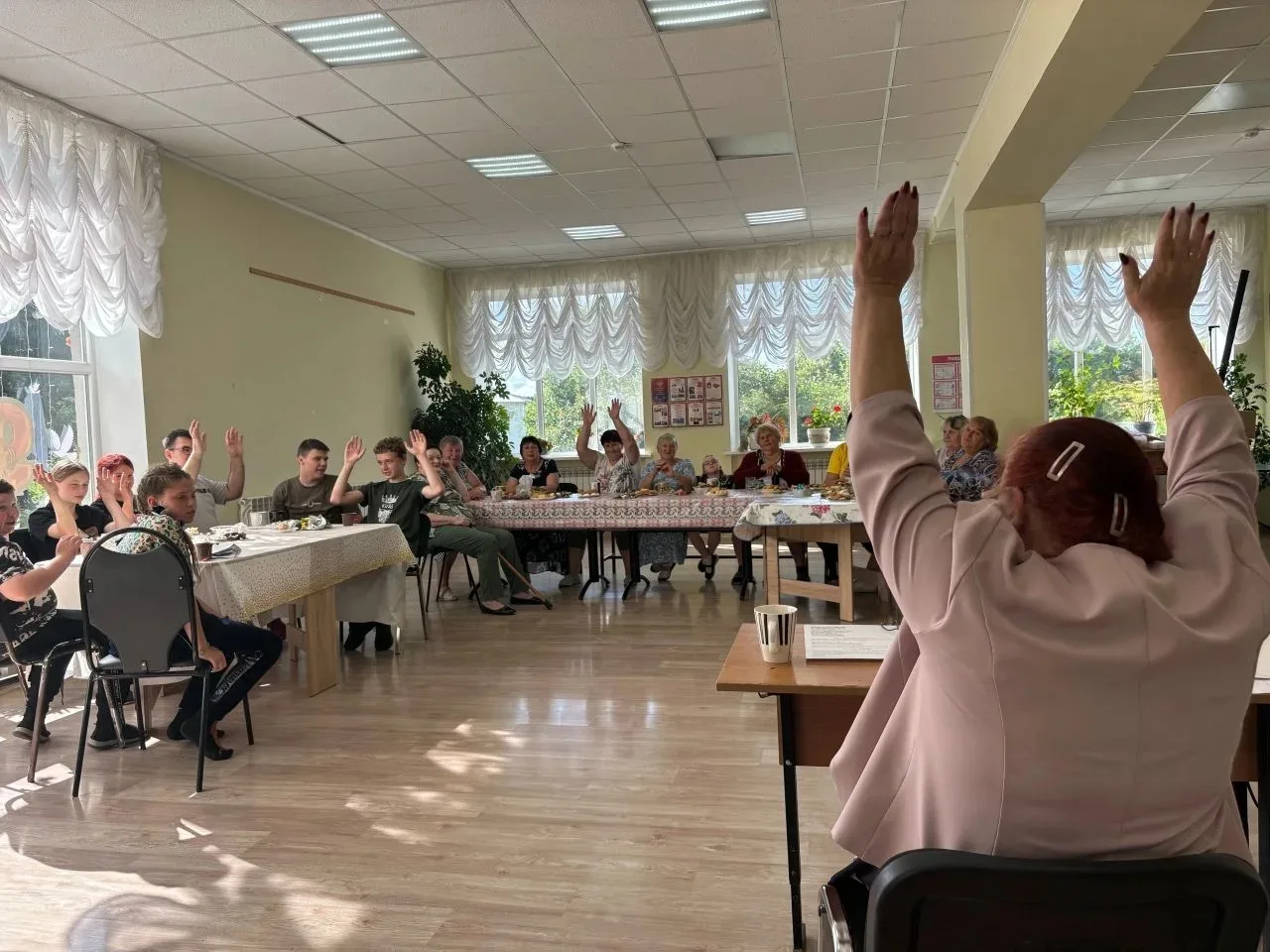 Сегодня в Красногвардейском СДК прошла встреча в клубе  "Душою молоды всегда", посвящен...