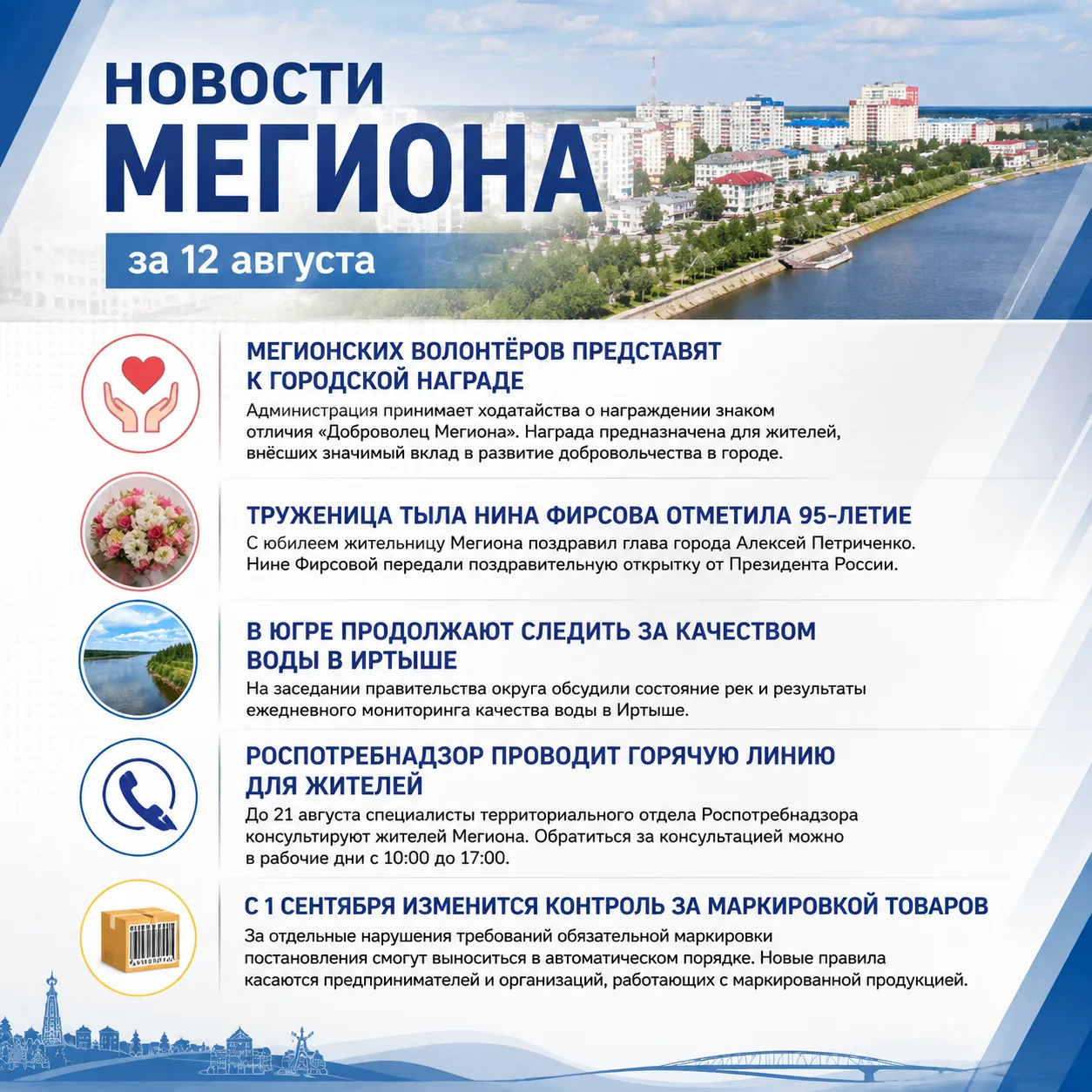 Новости Мегиона за 12 августа