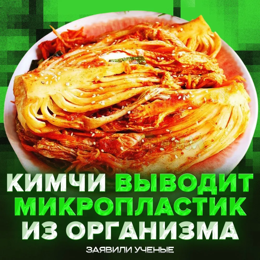 🤯 Кимчи — имба для вывода микропластика из организма

Исследователи заявили, что блюдо отлично помо