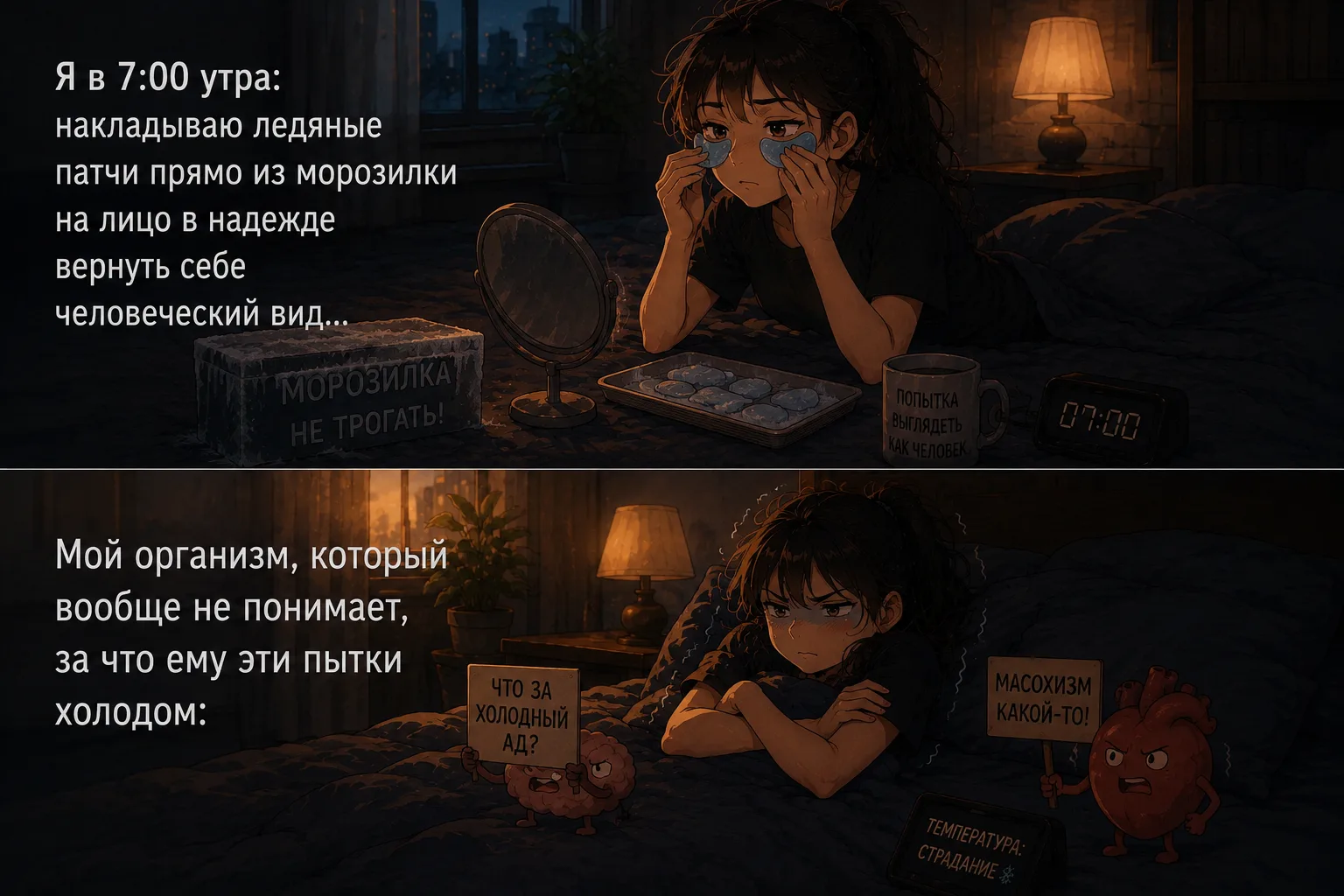 Синяки под глазами