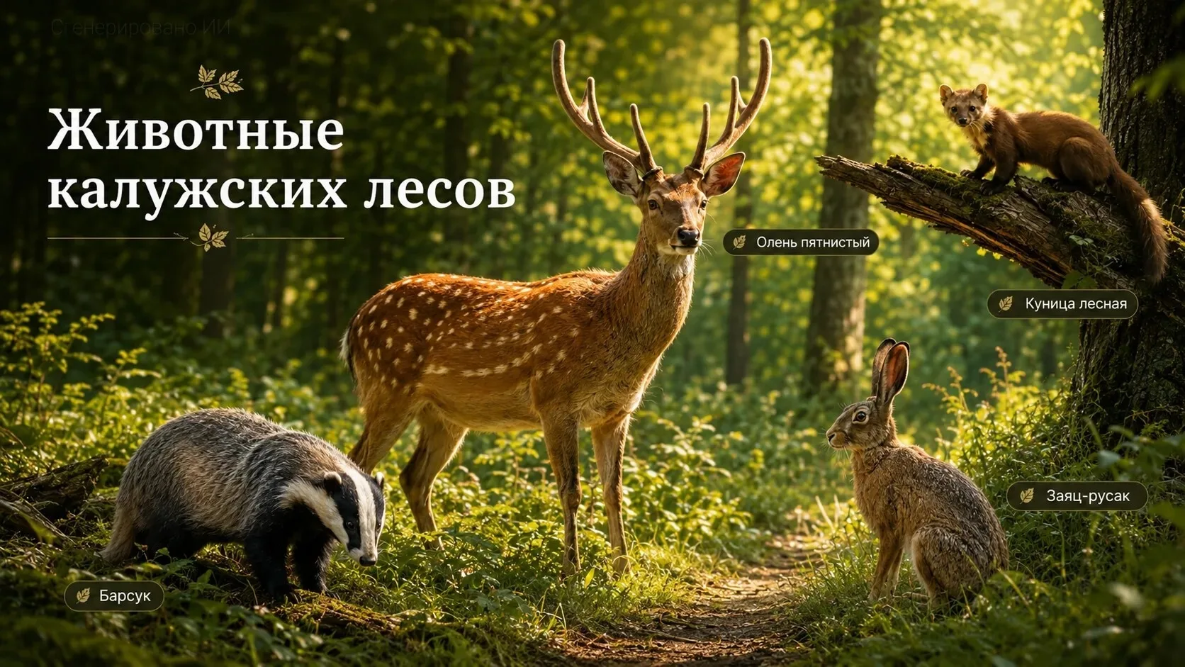Кто обитает в калужских лесах?