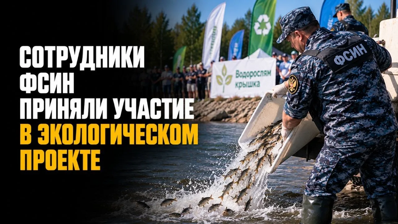 СОТРУДНИКИ ФСИН ПРИНЯЛИ УЧАСТИЕ В ЭКОЛОГИЧЕСКОМ ПРОЕКТЕ