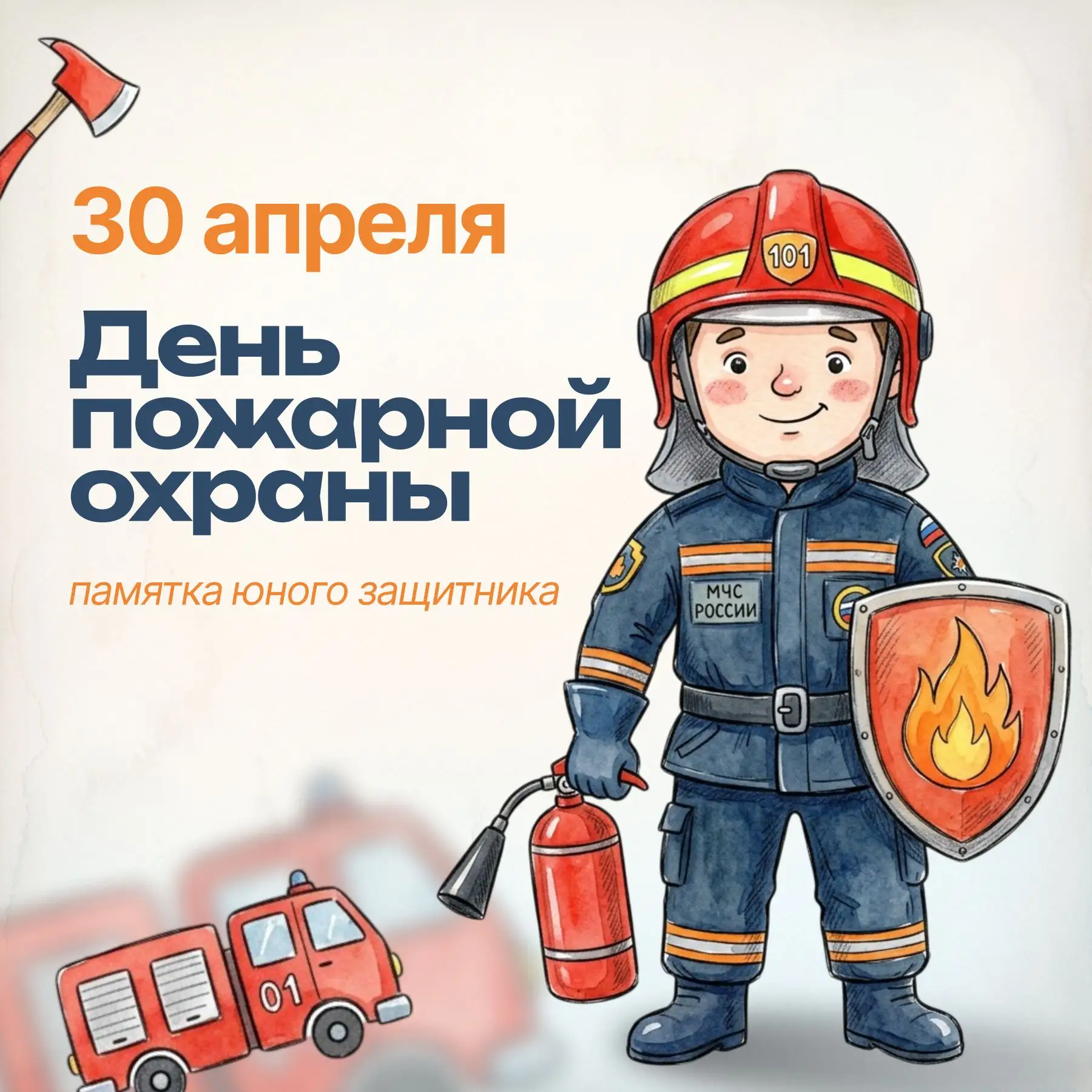 👩‍🚒30 апреля - День пожарной охраны 🚒