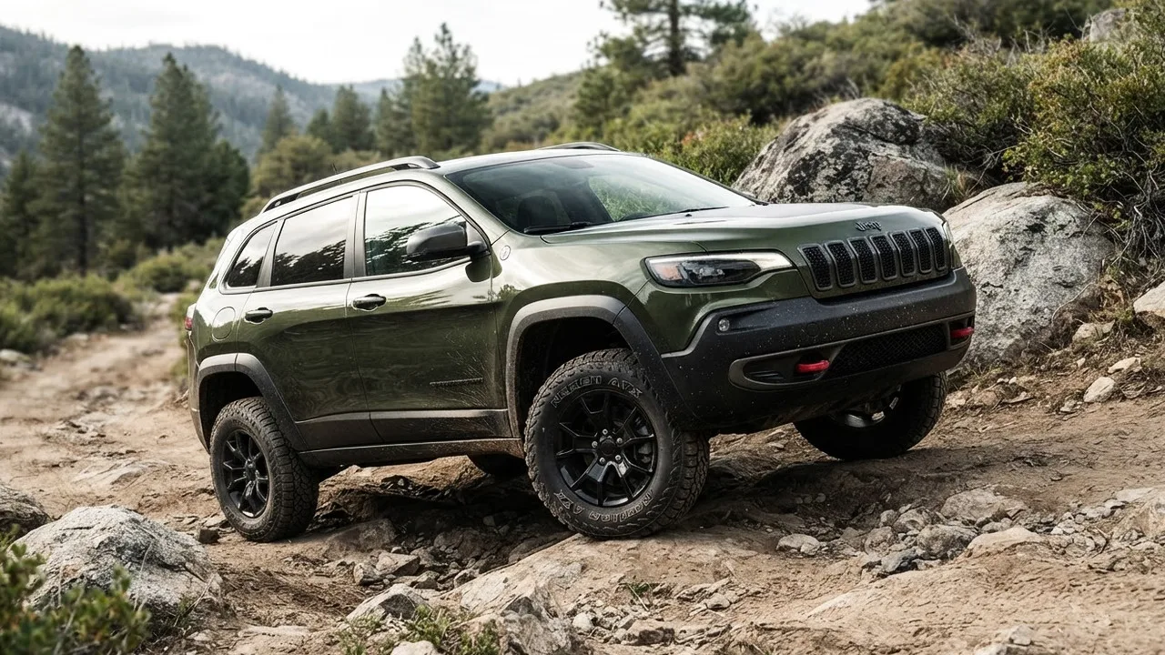 Jeep Cherokee Trailhawk 2027 получил лифт, понижайку и 229 мм клиренса