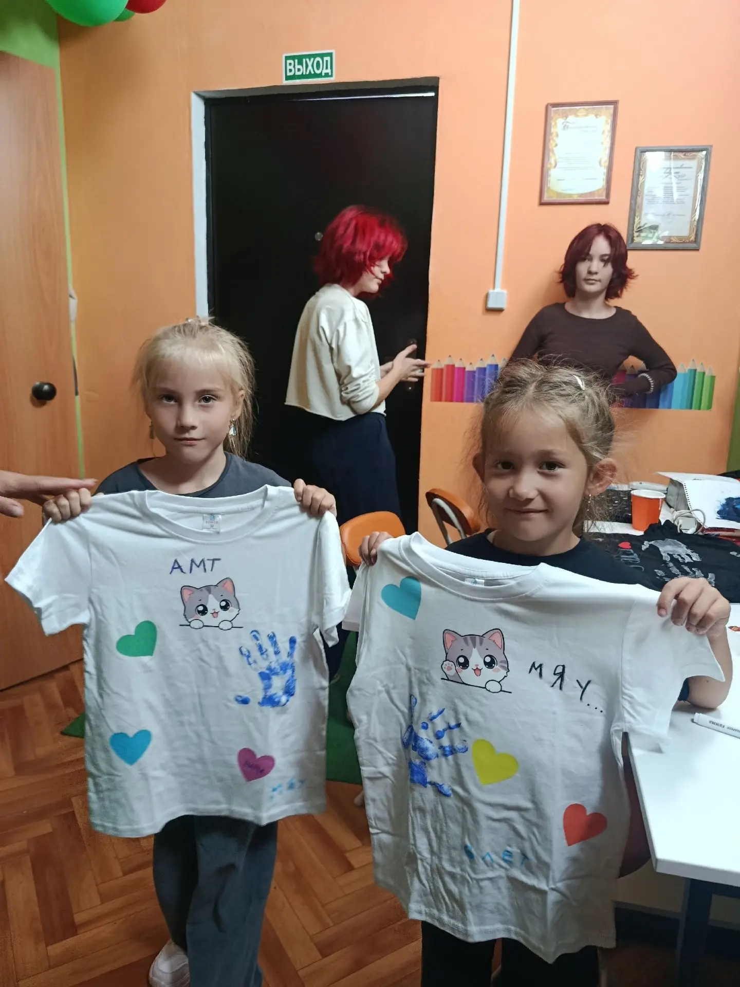 📌 В Оханском семейном центре при городской библиотеке состоялся семейный мастер-класс ...