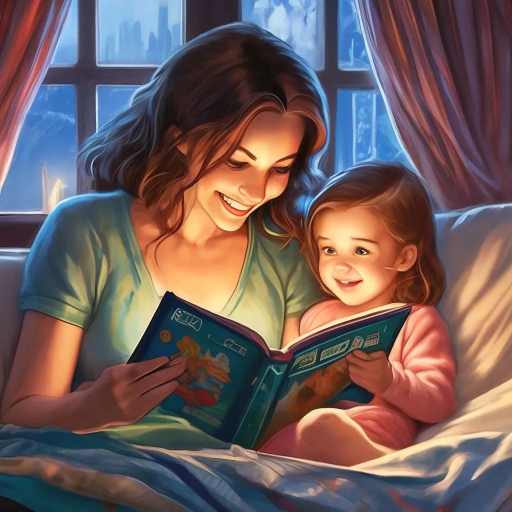 Вечернее чтение = залог сладких снов 🌟
Чтение перед сном — это отличный способ настроить малыша на 