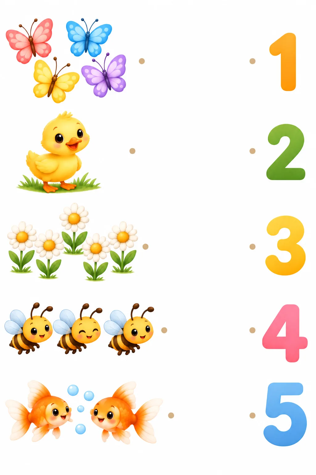 Собрала ещё одну игру на счёт и изучение цифр 💛