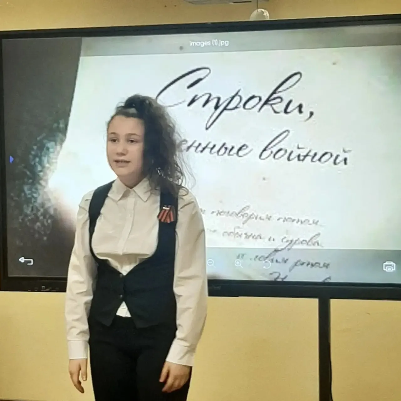 НАШИ #ШкольнаяЖизнь #КонкурсЧтецов #Память #ВеликаяПобеда  Строки, опалённые войной: как это было 🕊️