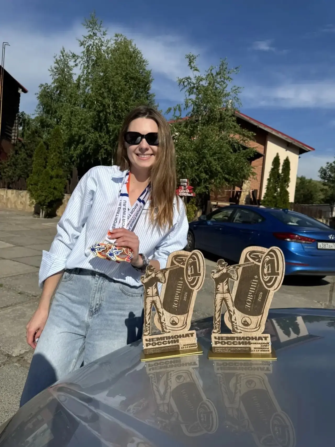 😍«ЗОЛОТО» ЧЕМПИОНАТА РОССИИ

🔝Курянка Софья Могилевская стала чемпионкой России по спортинг‑дуплет