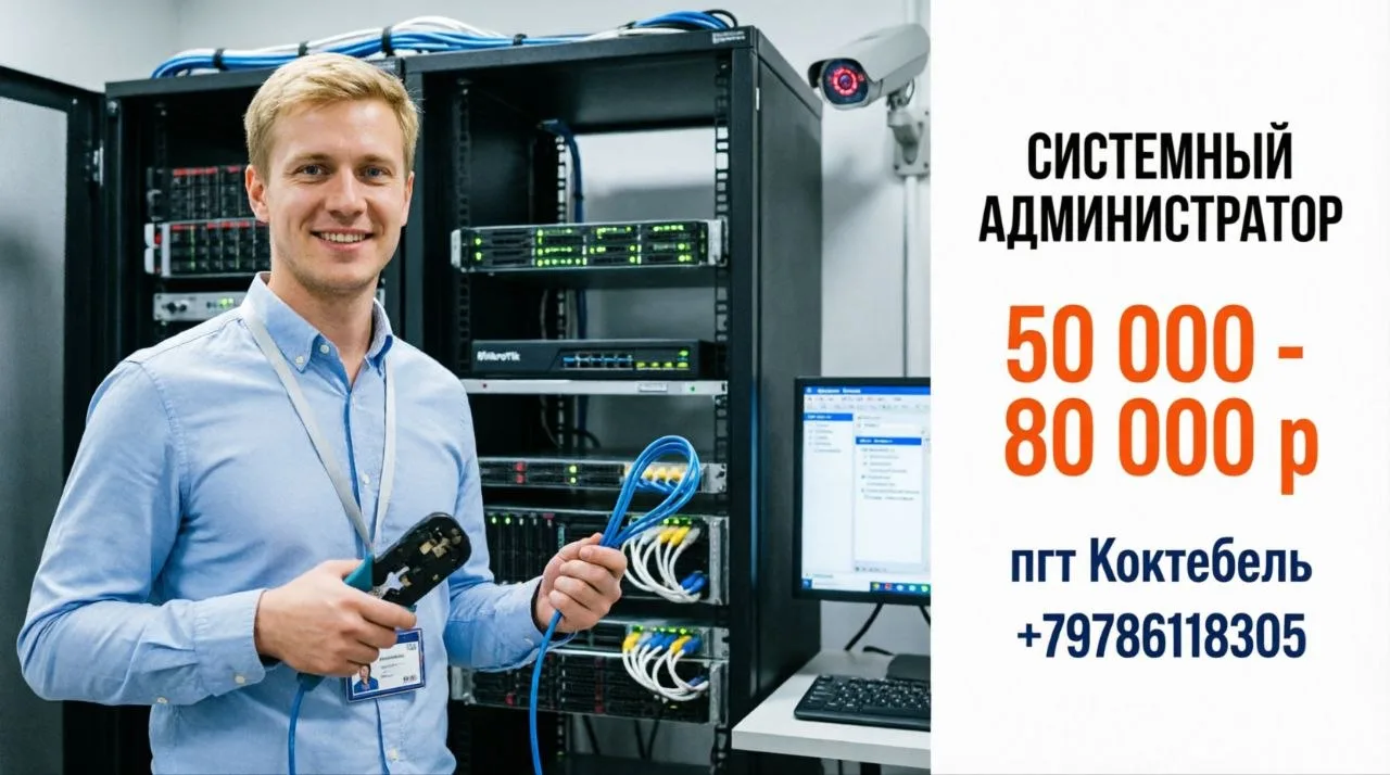 СИСТЕМНЫЙ АДМИНИСТРАТОР | 50 000 - 80 000 р