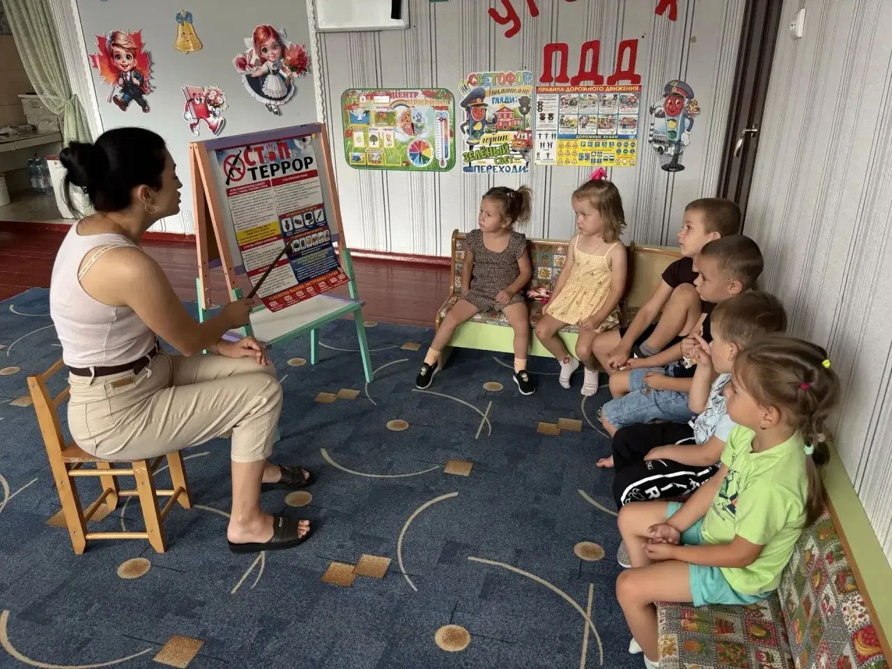🕊 В нашем детском саду прошла беседа, посвящённая Дню солидарности в борьбе с террориз...