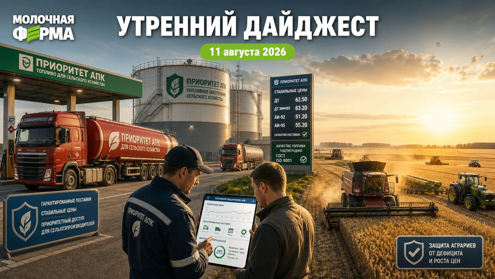 📢 Утренний дайджест АПК.