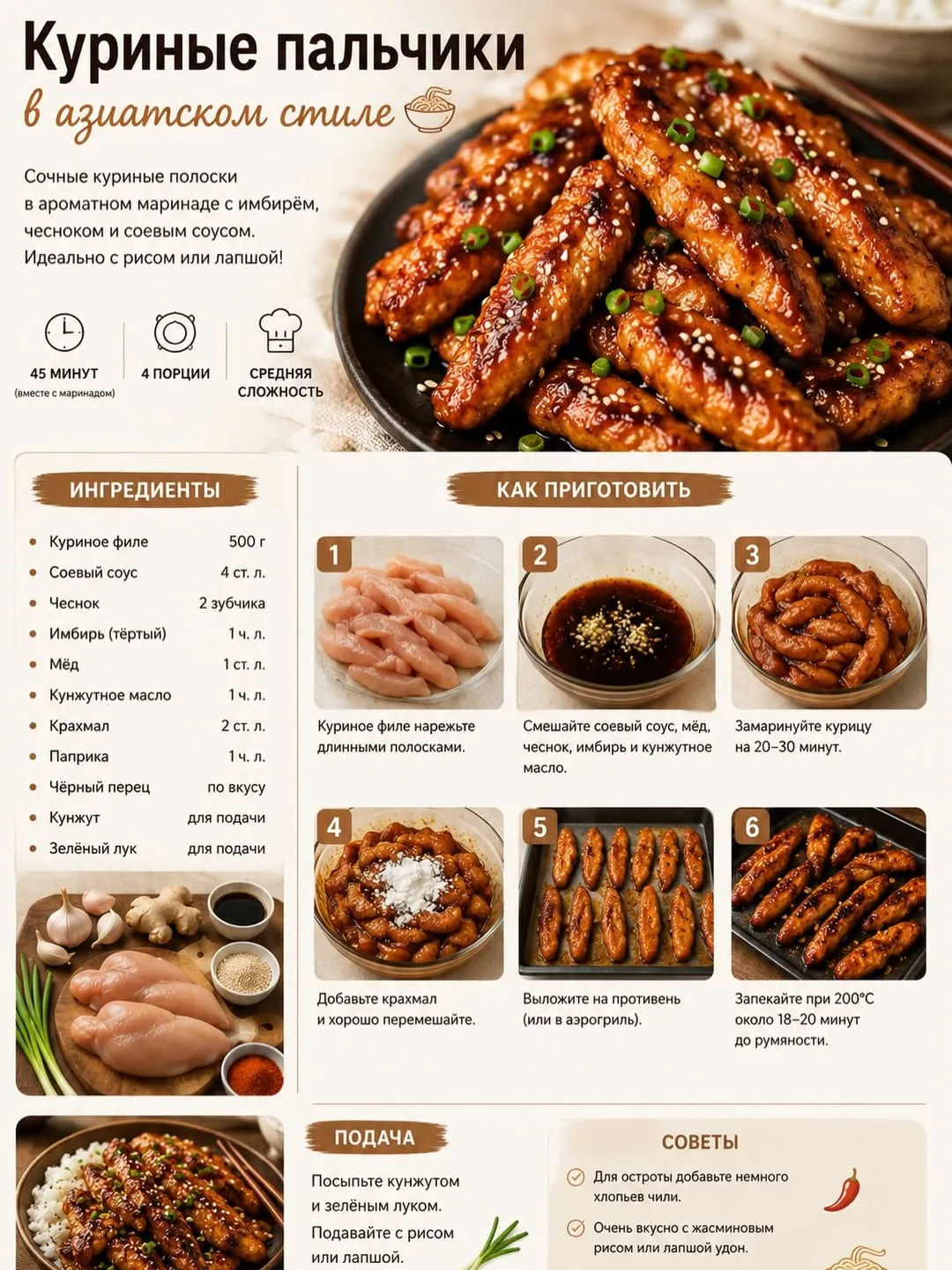 ❤️ - если понравилось 

Азиатская кухня 🥢 Рецепты