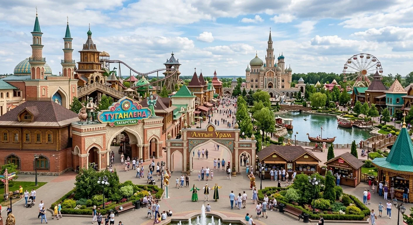 🏰 В Татарстане планируют построить аналог «Диснейленда» и назвать его «Туганленд»