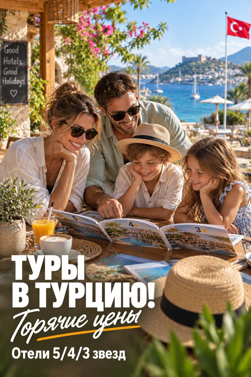 🌊 Турция на первой линии: море у самых ног