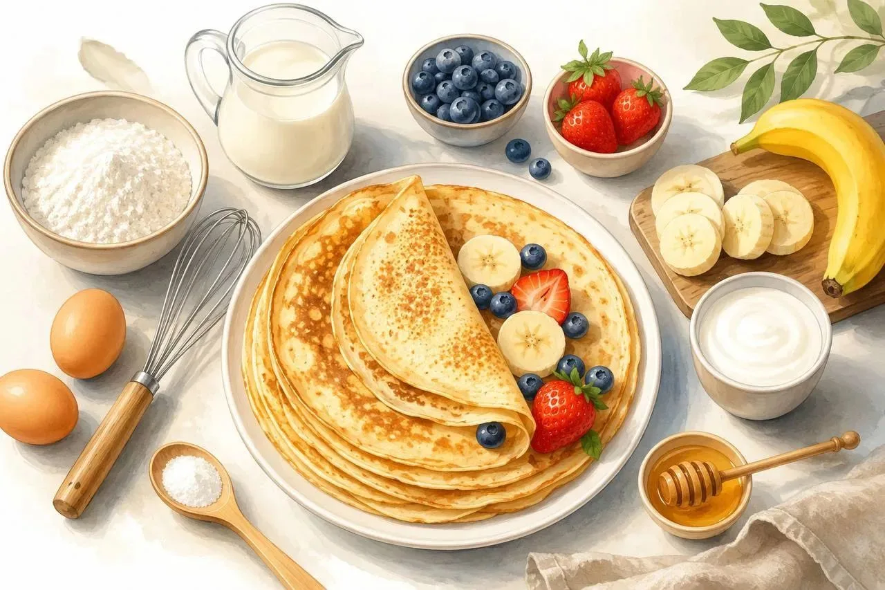 🥞 ПП блины на завтрак

Нежные, тонкие и вкусные — отличный вариант для полезного завтрака! 😍

Ингр