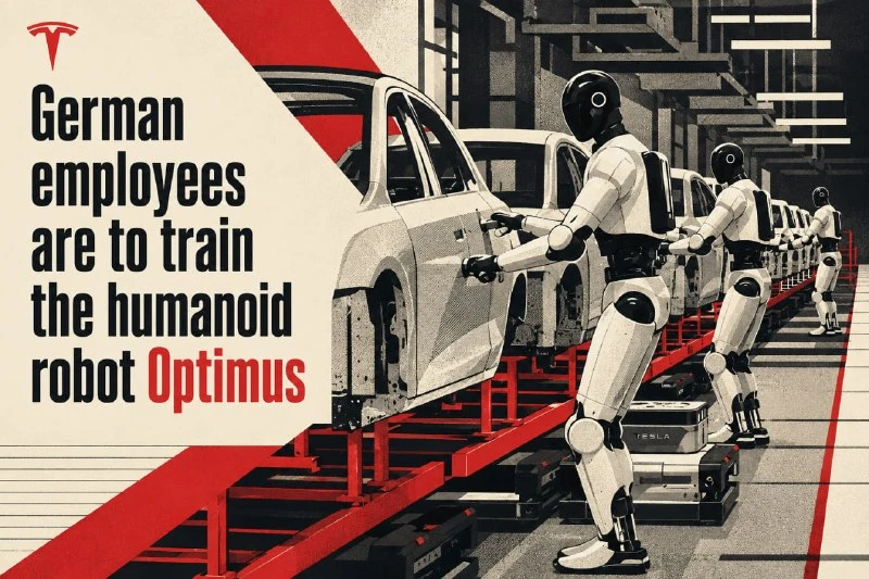 🤖 Tesla обучит Optimus на людях

На заводе Gigafactory в Грюнхайде (Германия) стартует масштабный с
