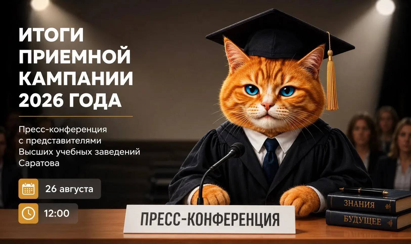 В пресс-центре КП подведут итоги приёмной кампании 2026