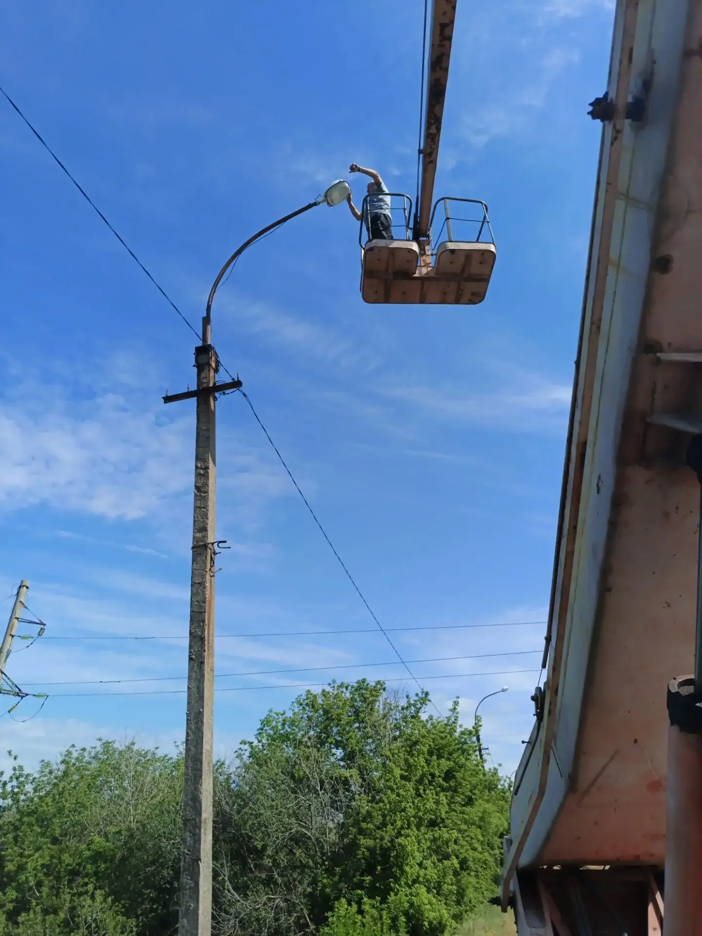 Замена ламп по ул. Ульяновская