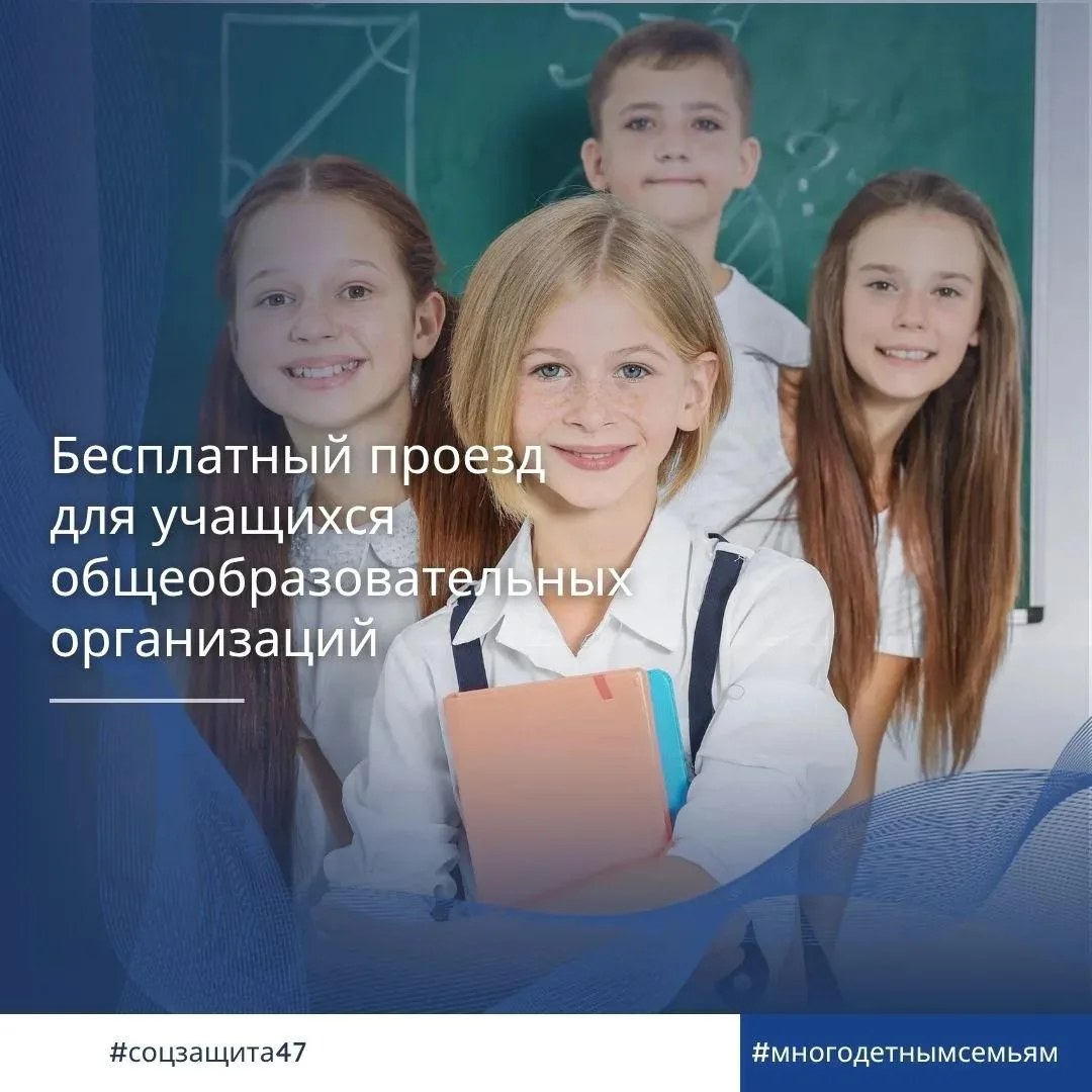 В Ленинградской области предусмотрен бесплатный проезд на автомобильном транспорте для ...