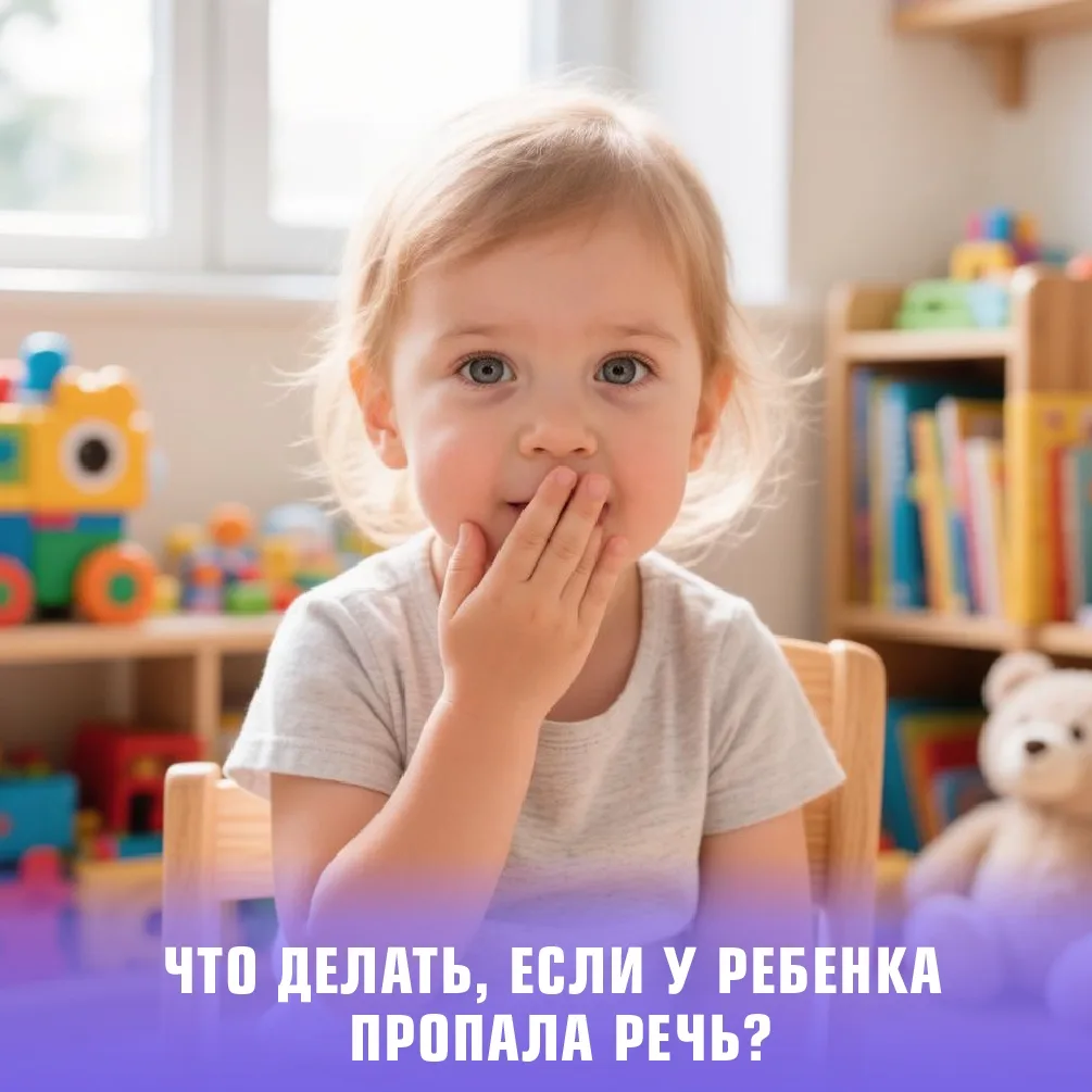 Речь была — и вдруг исчезла. Почему ребенок перестал говорить?