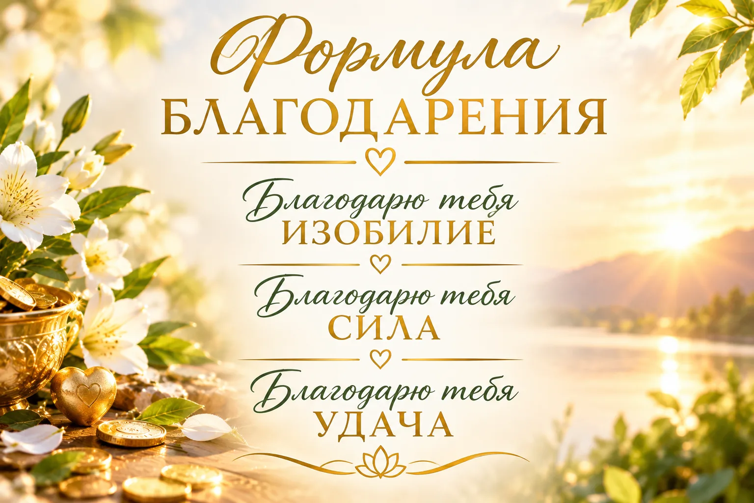 ✨ ФОРМУЛА БЛАГОДАРЕНИЯ
