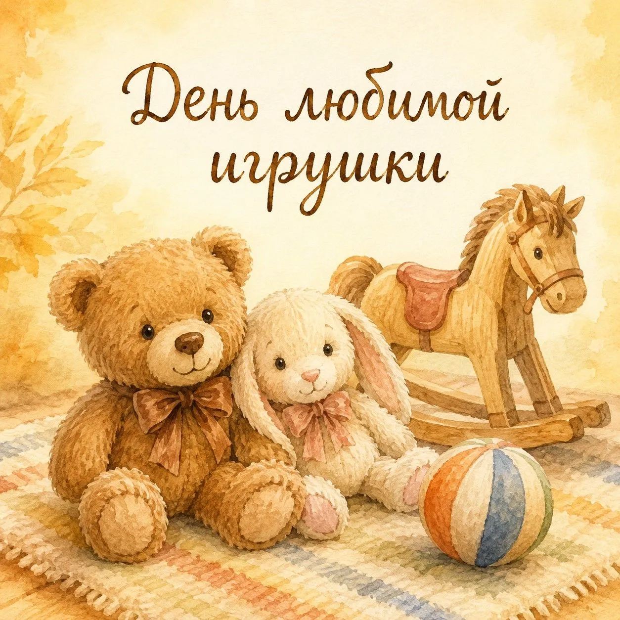 4 сентября – День любимой игрушки 🧸