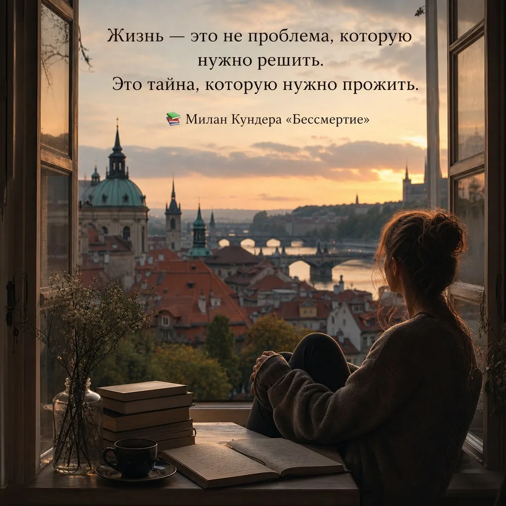 Жизнь — это не проблема, которую нужно решить. Это тайна, которую нужно прожить.