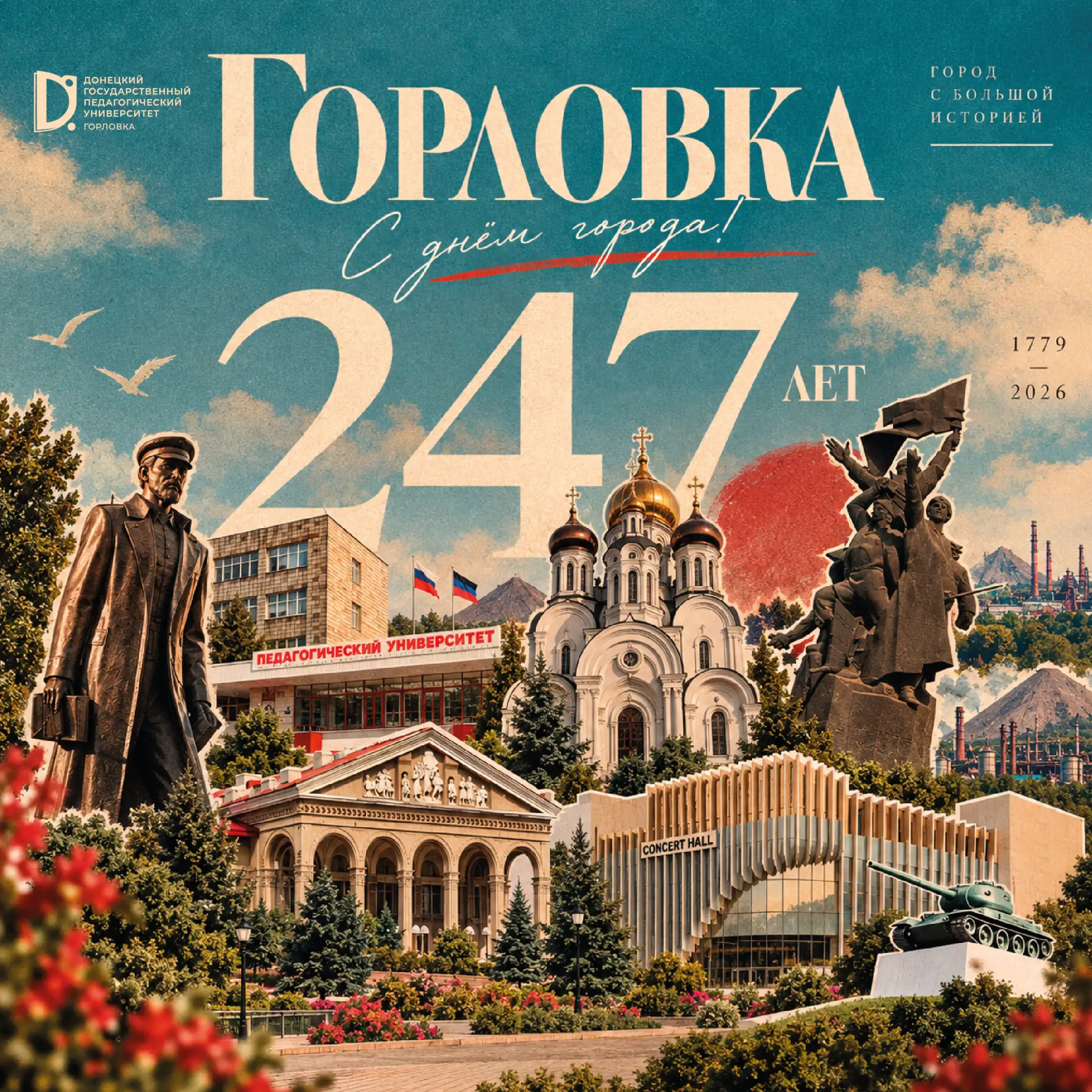 С днём рождения, родная Горловка!
