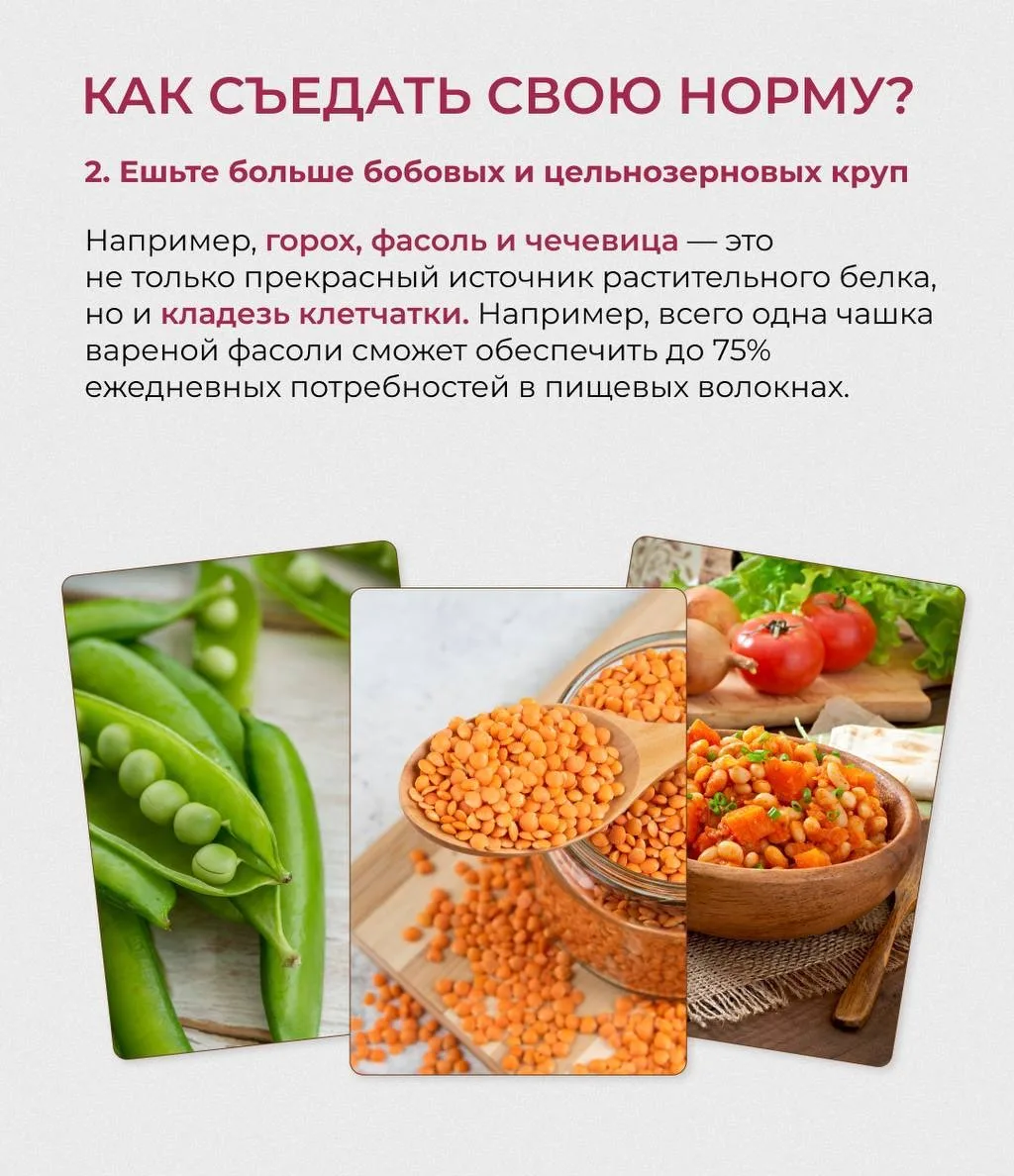 СКОЛЬКО КЛЕТЧАТКИ ДОЛЖНО БЫТЬ В РАЦИОНЕ?  Я всегда говорю: один из фундаментальных принципов сбаланс