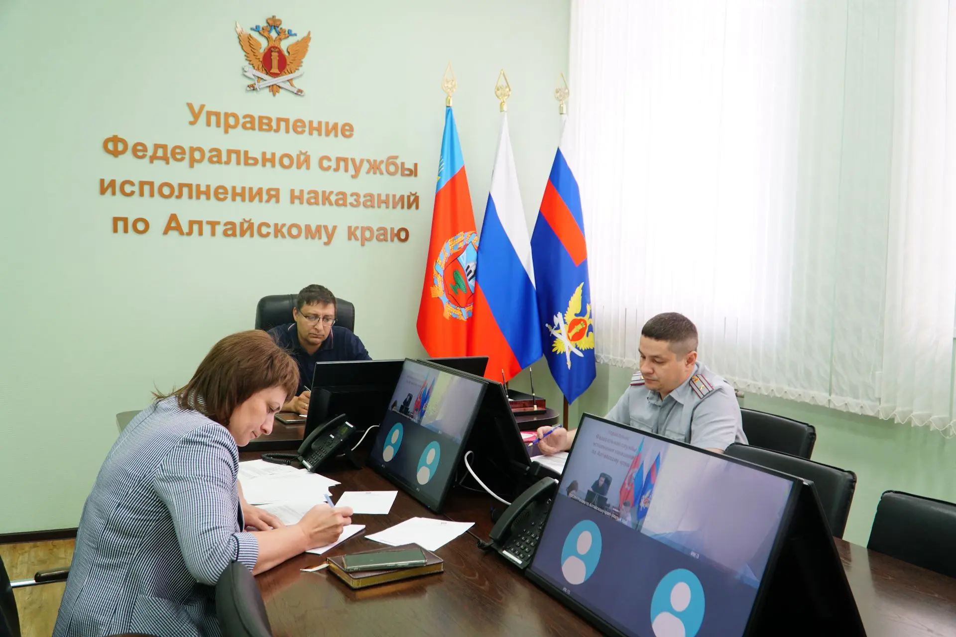 Уполномоченный по правам человека в Алтайском крае провел личный прием осужденных, отбы...