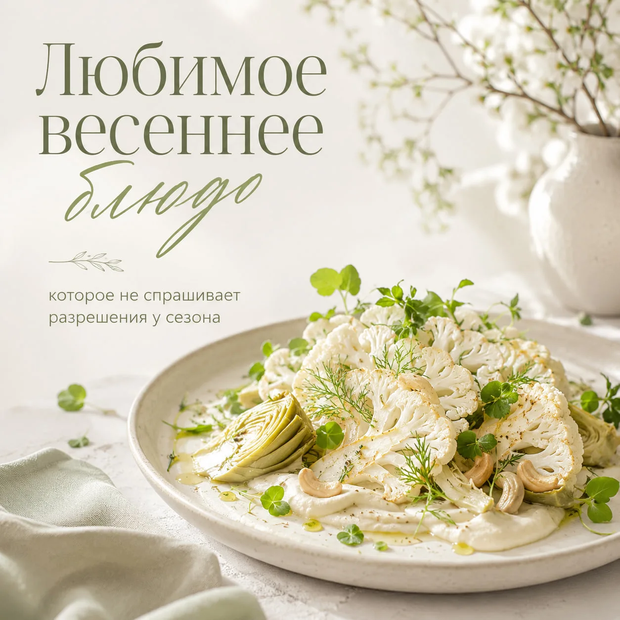 🌿 Любимое весеннее блюдо, которое не спрашивает разрешения у сезона

Вопрос от вас
⁨Добрый день! Ва