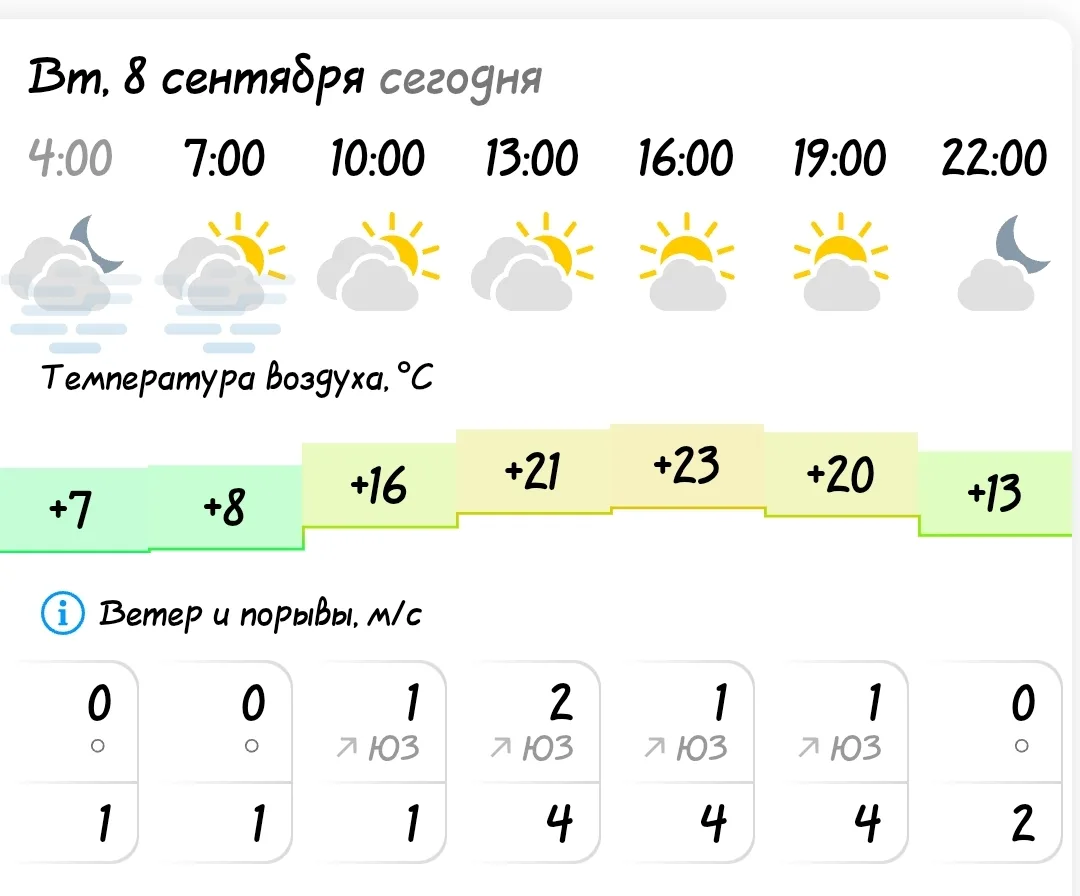 ПОГОДА В КОЗУЛЬКЕ