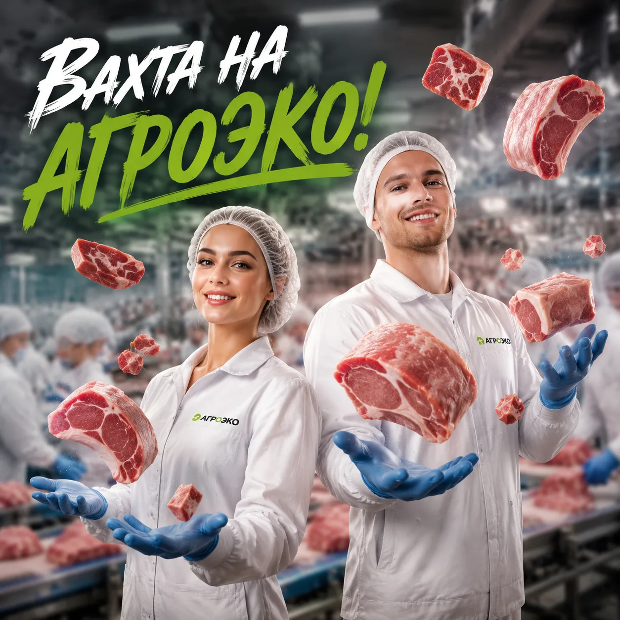 🥩 НА ПРОИЗВОДСТВО "АГРОЭКО" В ВОРОНЕЖЕ НАБИРАЕМ СОТРУДНИКОВ!