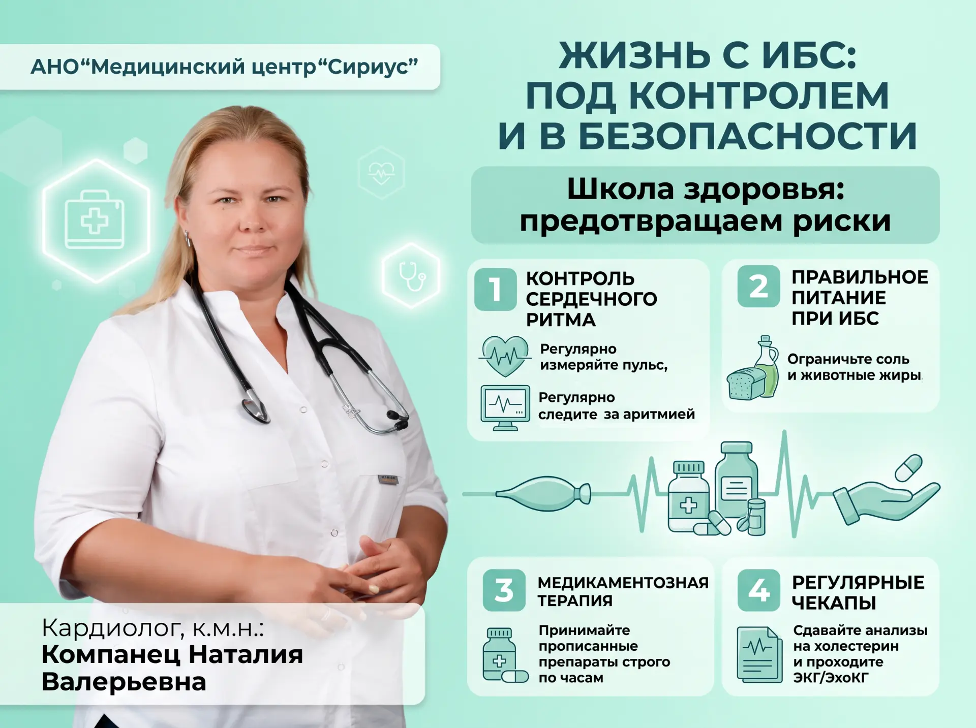 🫀 Ишемическая болезнь сердца: знание — первый шаг к здоровому сердцу