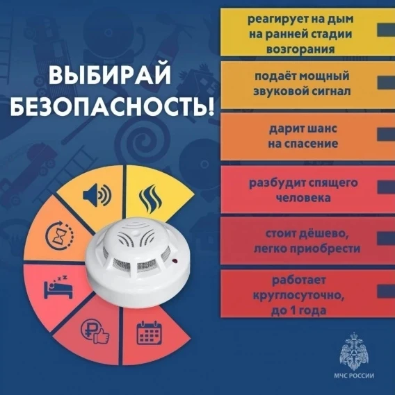 По данным МЧС, с начала года в нашей области пожарные извещатели спасли 49 жизней! И 30...