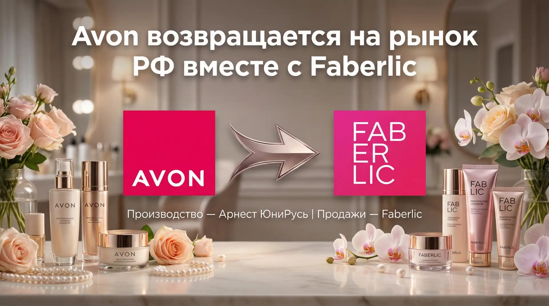 🤝 Faberlic и Арнест ЮниРусь объединяют усилия для развития бренда Avon в России 🔥