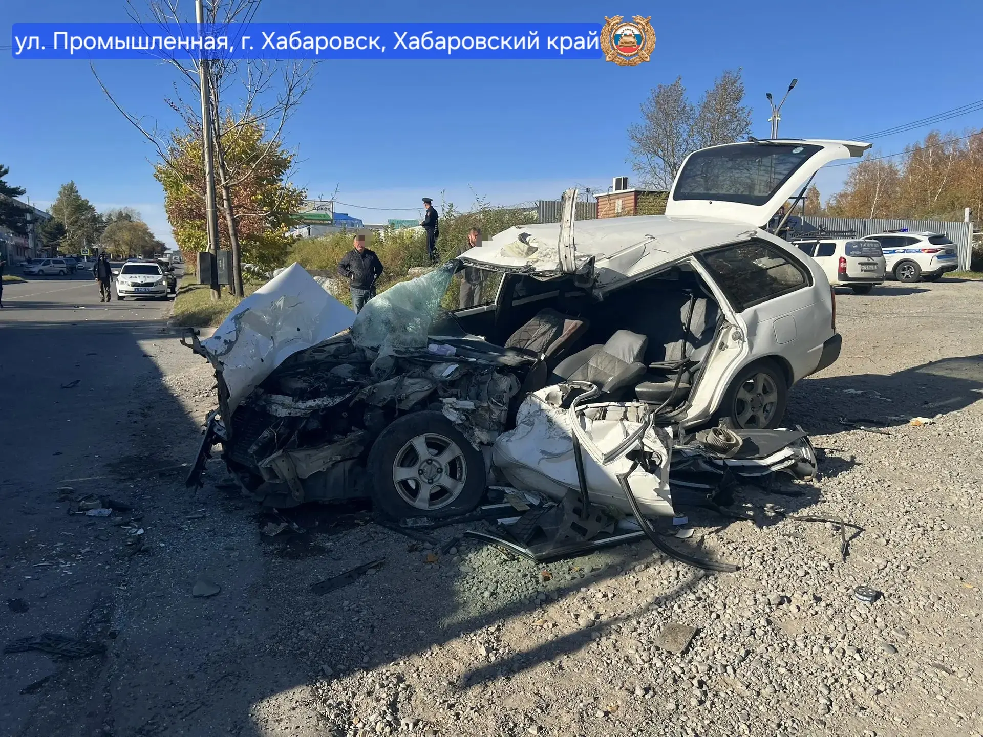 Пассажир легковушки погиб сегодня в столкновении в краевой столице